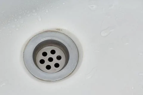 Washbasin Drain Stock Photos