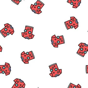 Washed t-shirt vector seamless pattern Illustrazione stock