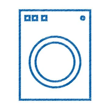 Washer appliance equipment Ilustración de archivo