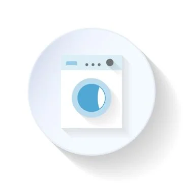 Washer flat icon Stock Illustration
