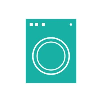 Washer laundry machine Ilustración de archivo