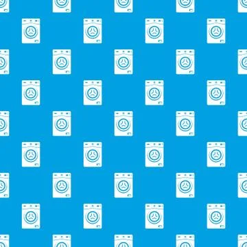 Washer pattern seamless blue 스톡 일러스트