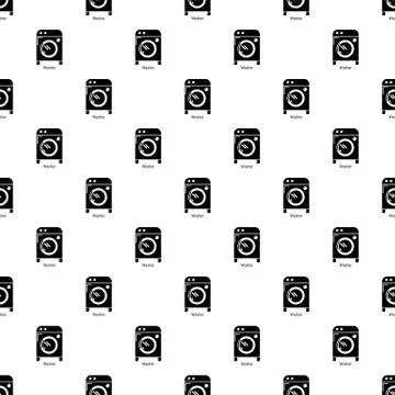 Washer pattern vector seamless Stock Illustration