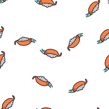 Washer rice vector seamless pattern Stock Illustration