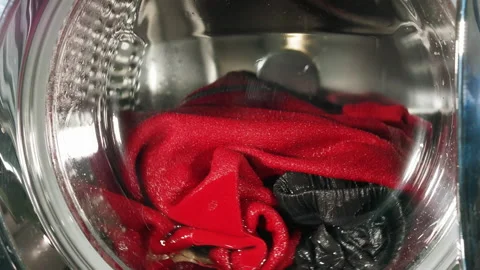 Washer working close-up Stock Footage 153240906