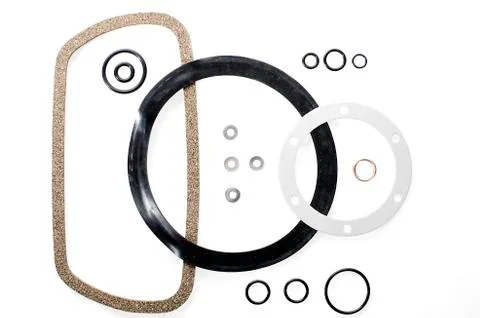 Washers and gaskets Stock Photos