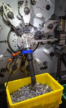 Washers making machine Stock Photos