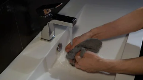 Washes socks 스톡 동영상 120091377