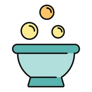 Washing basin with soap bubbles cleaning hygiene icon Stock Illustration