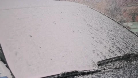 Washing the car with foam Stock Footage 201196108