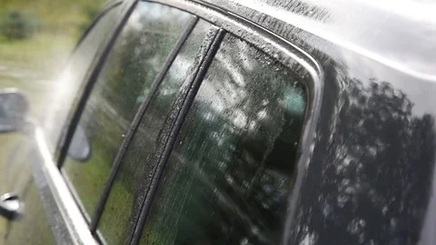 Washing of the car. Stock Footage 92751083