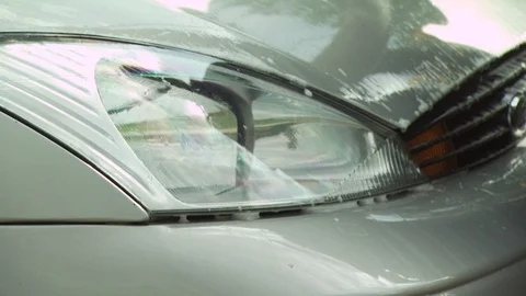 Washing Car Stock Footage 123933685