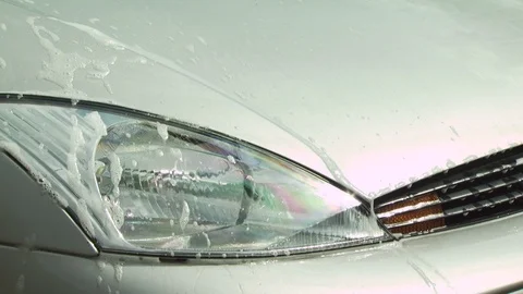 Washing Car Stock Footage 123933728