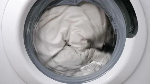 Washing clothes in a washing machine. Stock Footage 167273288