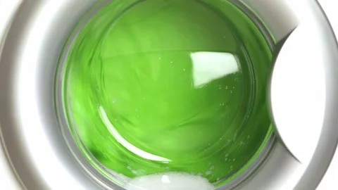 Washing colored laundry in the washing machine Stock-Footage 229432836