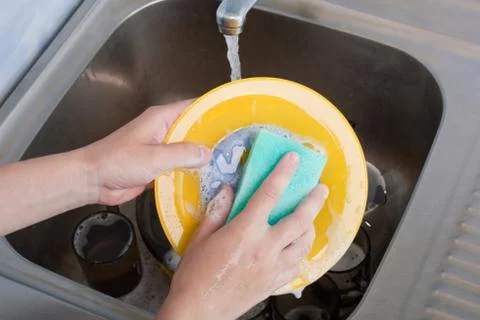Washing dish Stock Photos