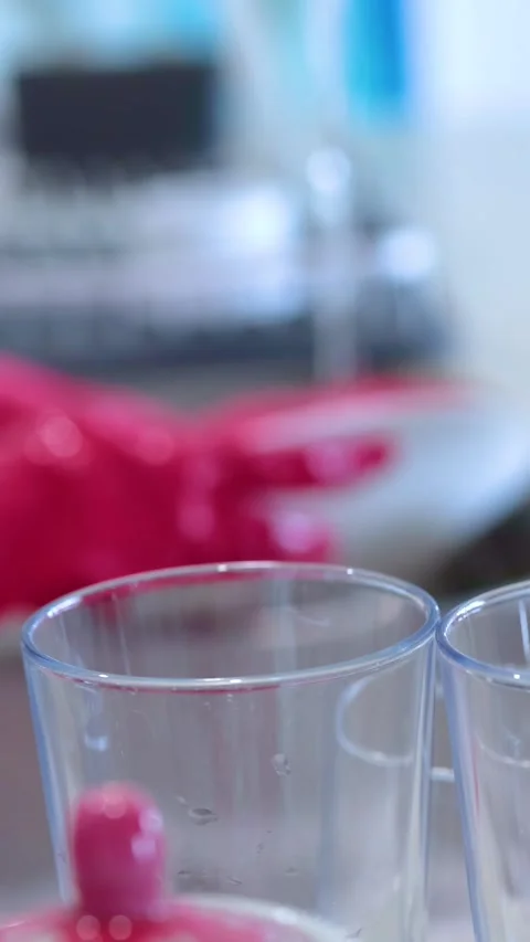 Washing Dishes in a Bright Kitchen Setting Stock Footage 308005555