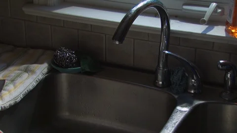 Washing Dishes Stock Footage 123933802
