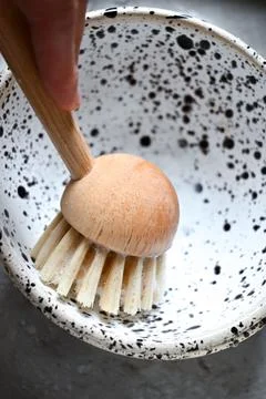Washing dishes Stock Photos
