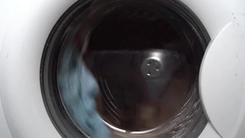 Washing drum rotation 4K Stock Footage 169139302