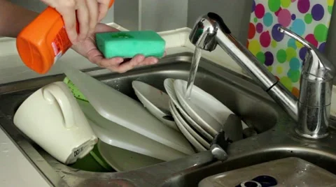 Washing Up Stock Footage 50781000
