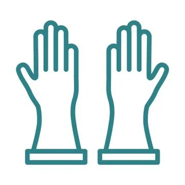 Washing gloves Stock-Illustration
