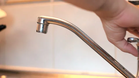 Washing hands in clean water Stock Footage 34214791