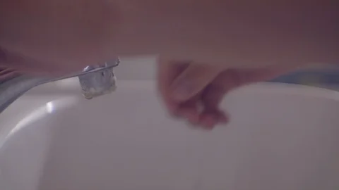 Washing Hands Close Up 库存影片 126461631