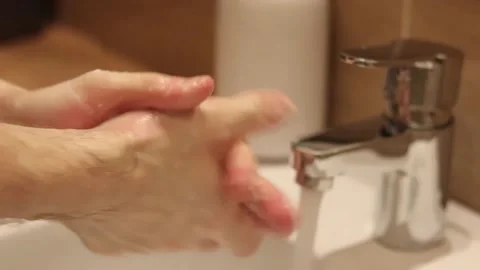 Washing hands in covid-19 times 動画素材 144046864