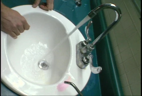 Washing Hands Stock Footage 143756