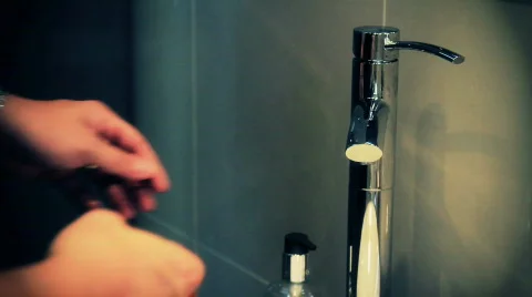 Washing Hands Stock Footage 764192