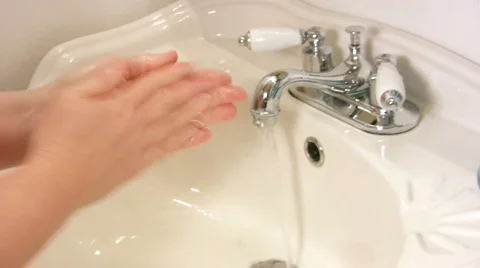 Washing Hands Video stock 4412319