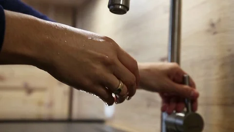 Washing hands Stock Footage 117207562