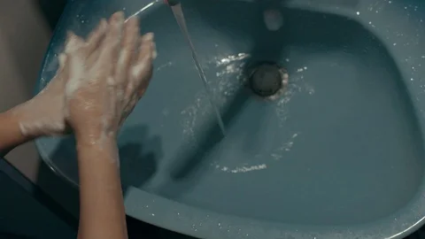 Washing hands. Stock Footage 127154915