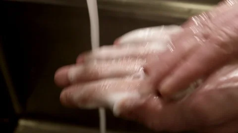 Washing hands Stock Footage 129297737