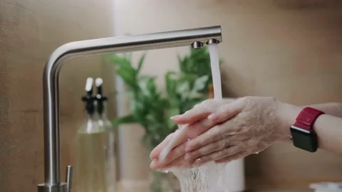 Washing Hands Stock Footage 156928720