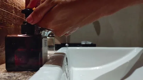 Washing Hands for Hygiene Stock Footage 290103730