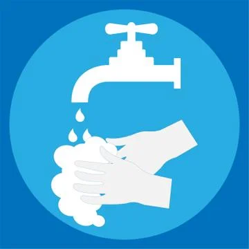 Washing hands Stock Illustration