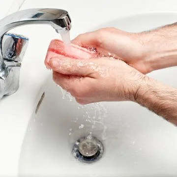 Washing hands Stock Photos