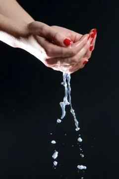 Washing hands Stockfoto's