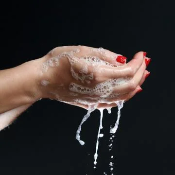 Washing hands Stock Photos