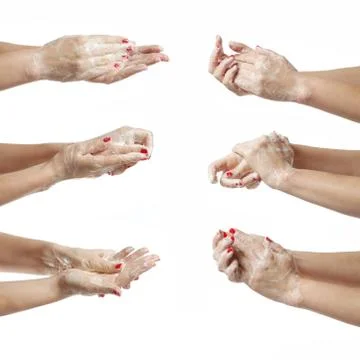 Washing hands Stock Photos
