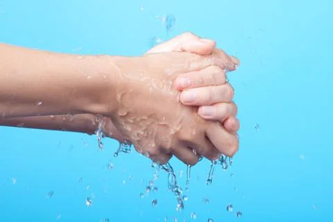 Washing hands Stock Photos