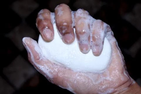 Washing hands Foto stock