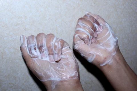 Washing hands Stock Photos