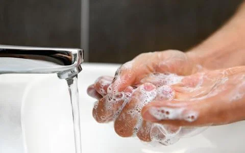 Washing hands Stock Photos