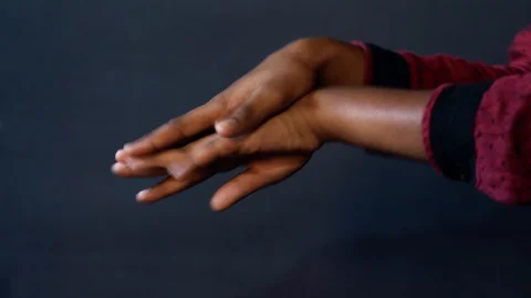 Washing hands to prevent germs Stock Footage 129661929