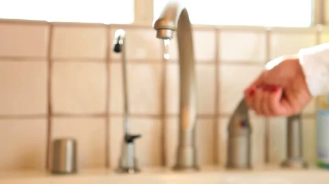 Washing hands with soap Stock Footage 943993