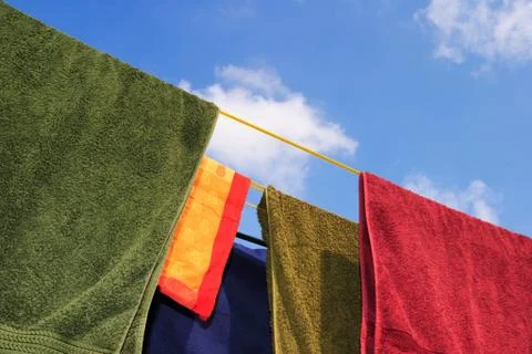 Washing line Stock Photos