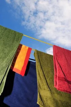Washing line Stock Photos